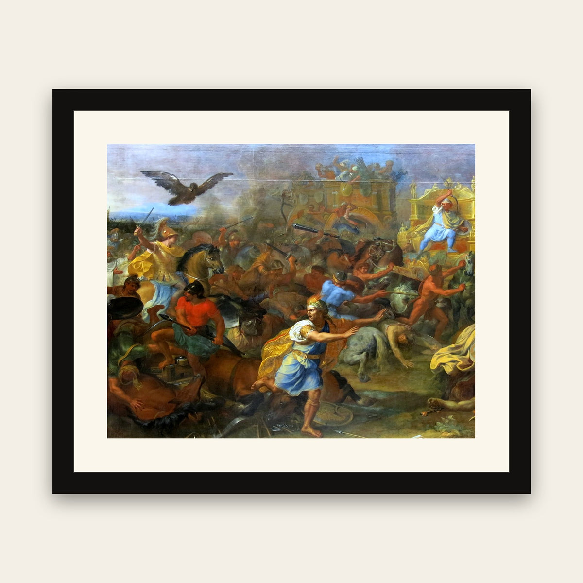 Gaugamela framed print — clean front view