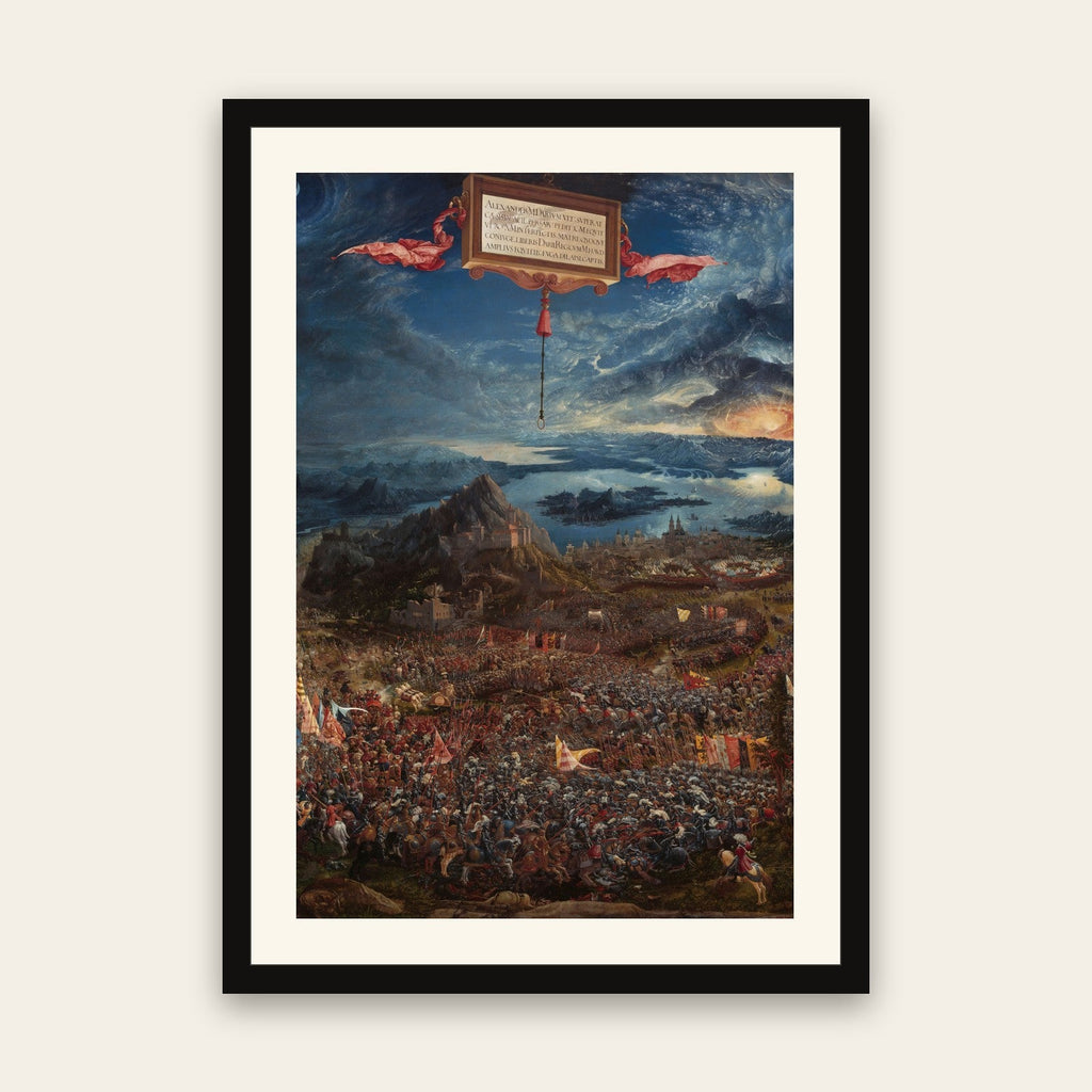 Issus framed print — clean product view
